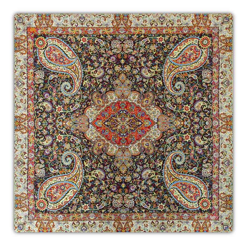 رومیزی ترمه ابریشم 1 در 1 کد sd-25m