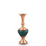 گلدان تک گوی فیروزه کوبی 17 سانتی