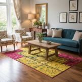 فرش چهلتکه مدل خشتی