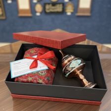 ست شکلاتخوری و ترمه رومیزی